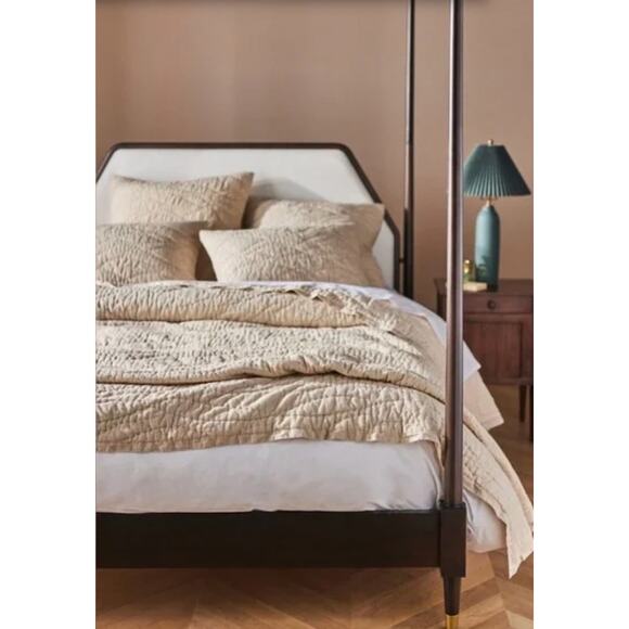 Anthropologie Alora Cotton Cashmere Quilt California King